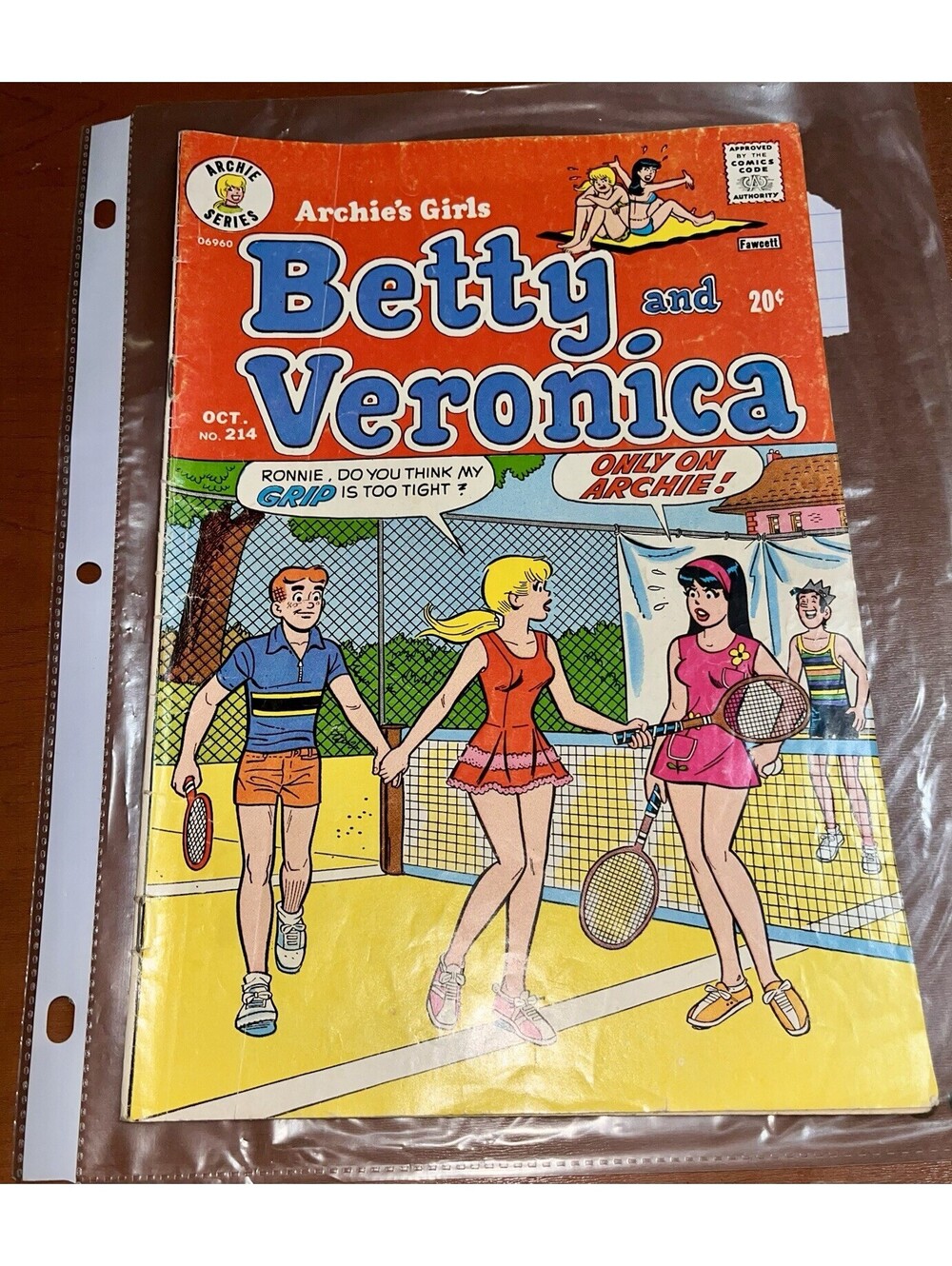 Archie's Girls Betty and Veronica #214 (Oct 1973) Archie Comics